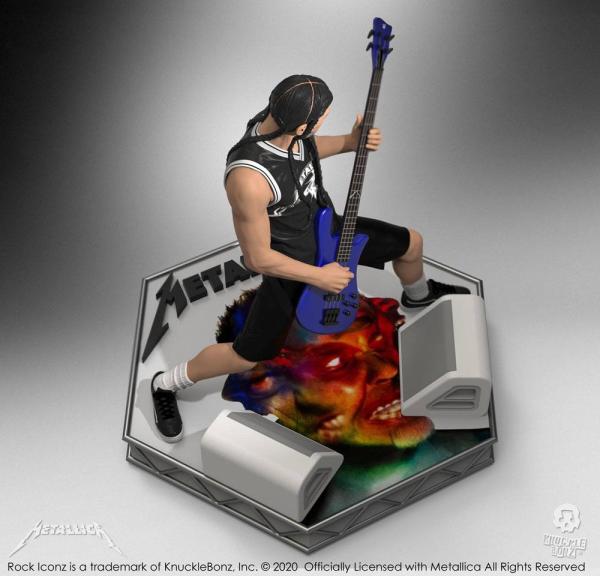 Metallica Rock Iconz Statue Robert Trujillo Limited Edition 22 cm 9