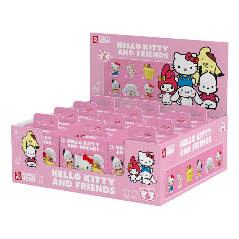 Sanrio Pocket Hero Keychain Hello Kitty and Friends Series 1 Blind Box Display (12) 4