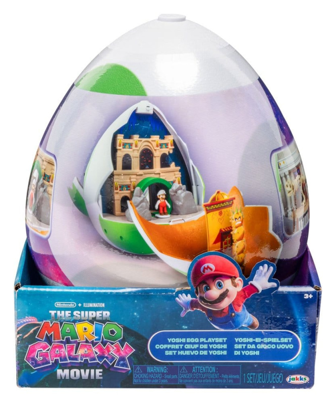 The Super Mario Galaxy Movie Playset with 2 Mini Figures Yoshi Egg 7