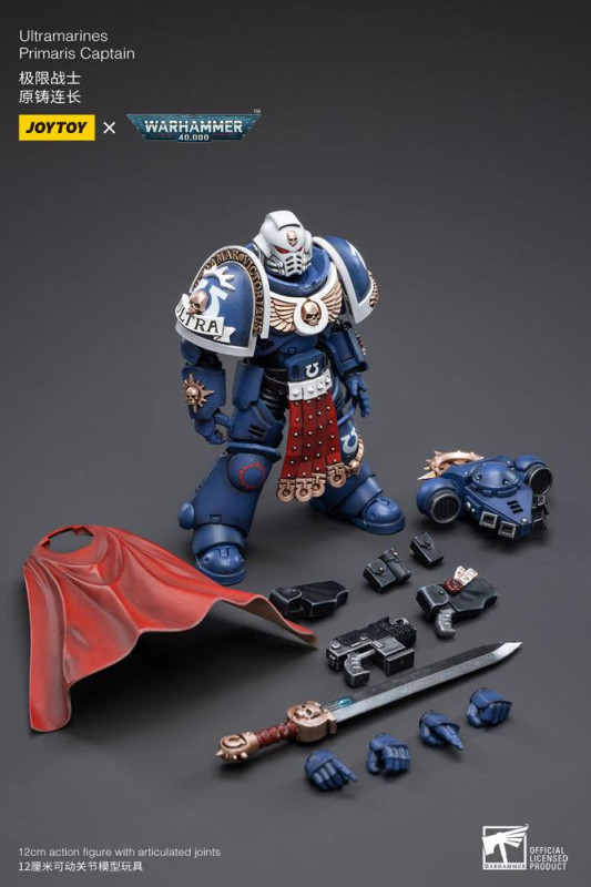 Warhammer 40k Action Figure 1/18 Ultramarines Primaris Captain 12 cm 7