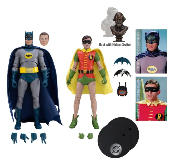 Batman Classic TV Series DC Multiverse McFarlane Collector Edition Action Figure 2-Pack Batman and R 2
