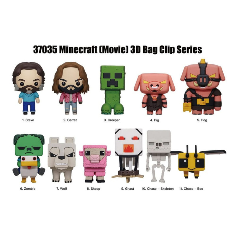 Minecraft Backpack Buddies Mystery Bags Series 3 Display (24) 2