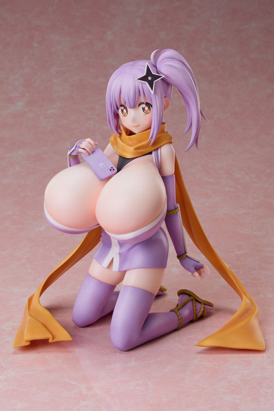 A Ninja and an Assassin Under One Roof Maid PVC Statue 1/4 Diecut Sticker Satoko Kusagakure Huge-Bre 1