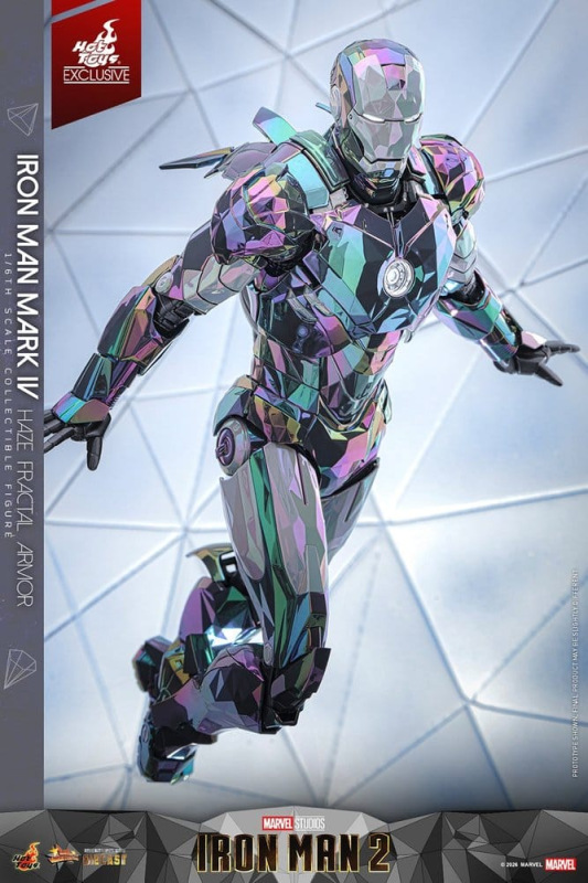 Iron Man 2 Action Figure 1/6 Iron Man Mark IV (Haze Fractal Armor) 33 cm 3