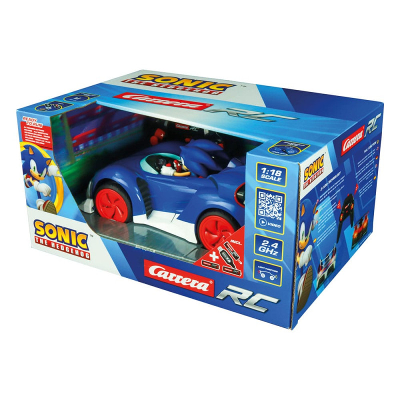 Sonic the Hedgehog Cart RC remote-controlled car 1/18 2.4GHz Sonic Performance 2
