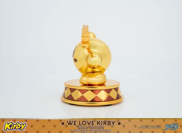 Kirby DieCast Statue We Love Kirby Gold Edition 10 cm 8