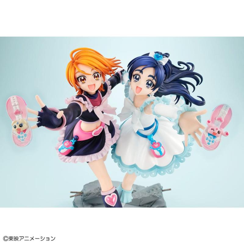 Pretty Cure PVC Statue Cure Black & Cure White