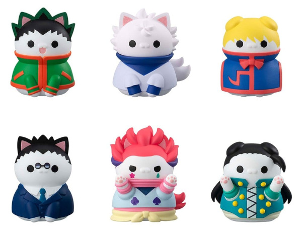 Hunter x Hunter Mega Cat Project Mini Figures Nyanter x Nyanter Hunter x Cat 3 cm Blind Box Assortme