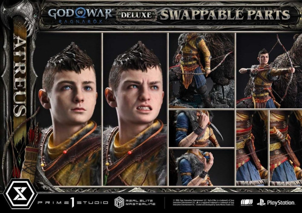 God of War: Ragnarok Real Elite Masterline Statue 1/3 Atreus DX Bonus Version 96 cm 3