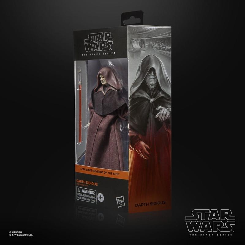 Star Wars Episode III Black Series Action Figure Darth Sidious 15 cm