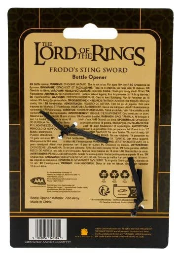 Lord of the Rings Bottle Opener Sting Sword 3