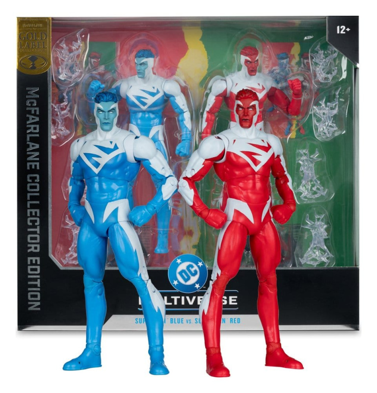 DC Multiverse Action Figures 2-Pack Superman Blue vs. Superman Red (Gold Label) 18 cm 4