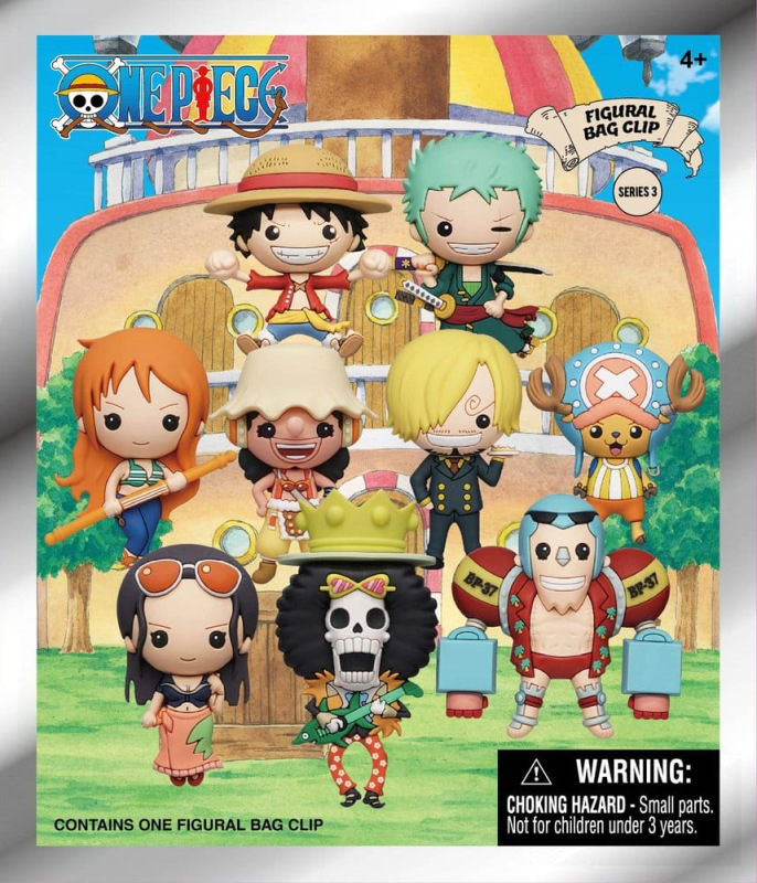One Piece 3D PVC Bag Clips Series 3 Blind Bag Display (24) 2