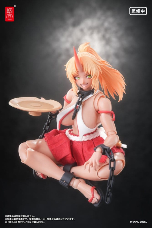 Original Character Action Figure 1/12 RPGEX-08 Oni Miko Second Daughter Momiji 17 cm 6