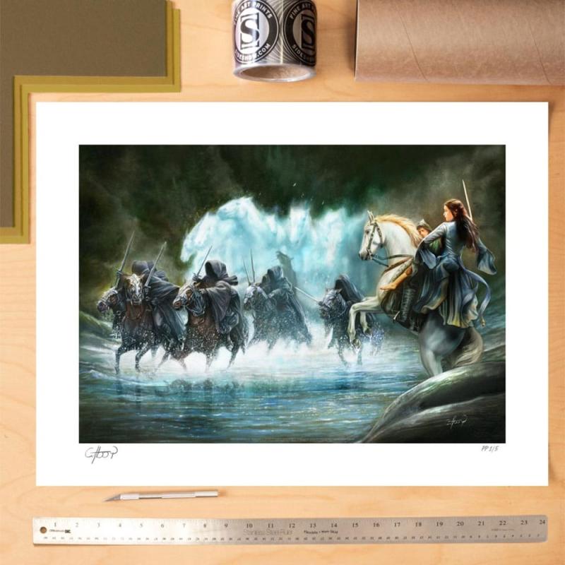 Lord of the Rings Art Print Flight to the Ford 61 x 46 cm - unframed 1