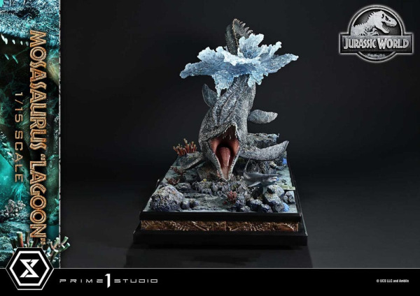 Jurassic World Legacy Museum Collection Statue 1/15 Mosasaurus "Lagoon" Bonus Version 57 cm 9