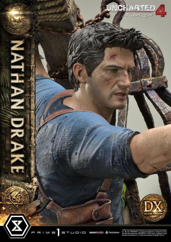 Uncharted 4: A Thief's End Ultimate Premium Masterline Statue 1/4 Nathan Drake Deluxe Bonus Ver