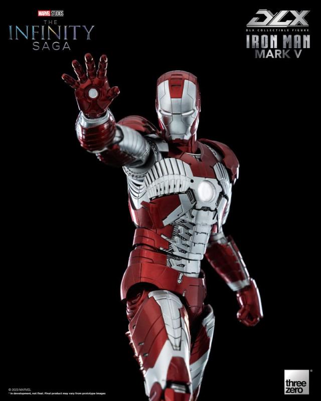 Infinity Saga DLX Action Figure 1/12 Iron Man Mark 5 17 cm 4