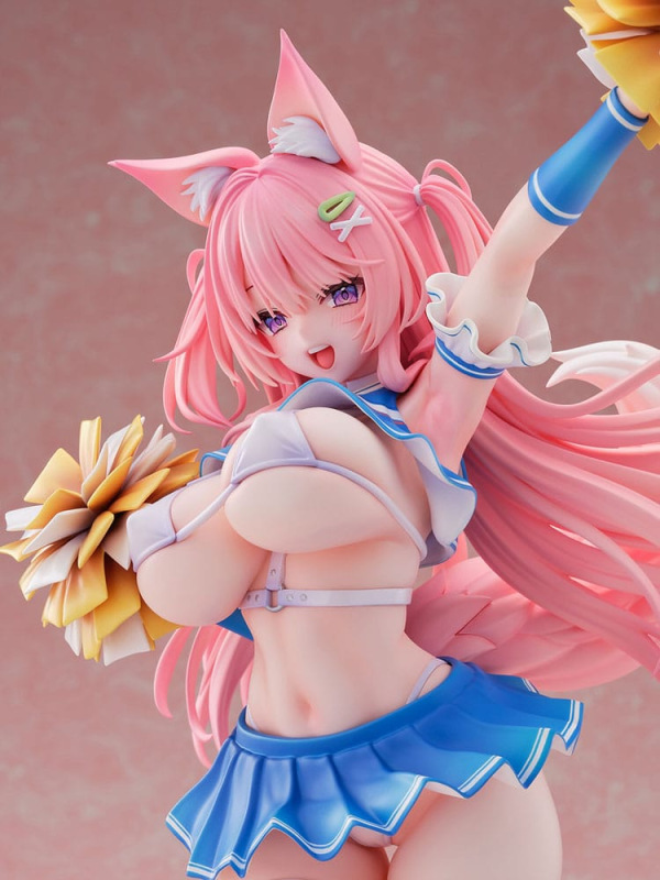 Original Character Statue 1/5 Kemomimi Cheer Girl illustration by Yatanuki Kei 35 cm 10