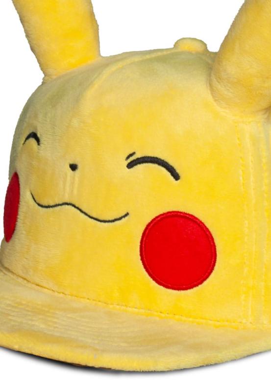 Pokemon Snapback Cap Smiling Pikachu