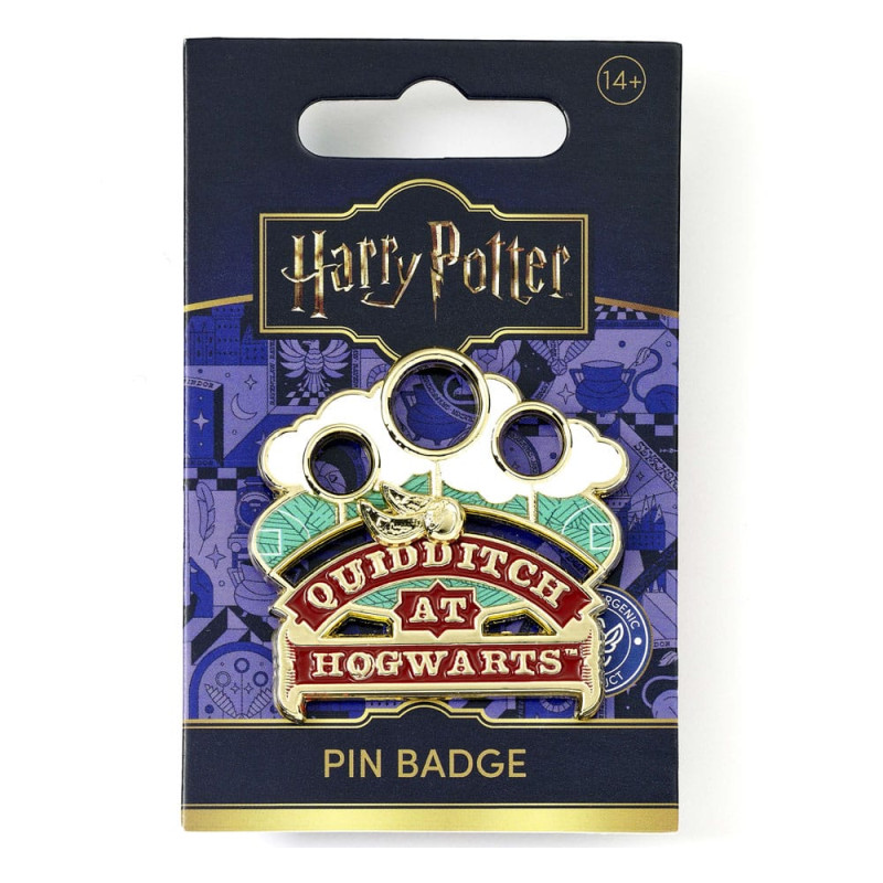 Harry Potter Pin Badge Quidditch (Golden Tone) 1