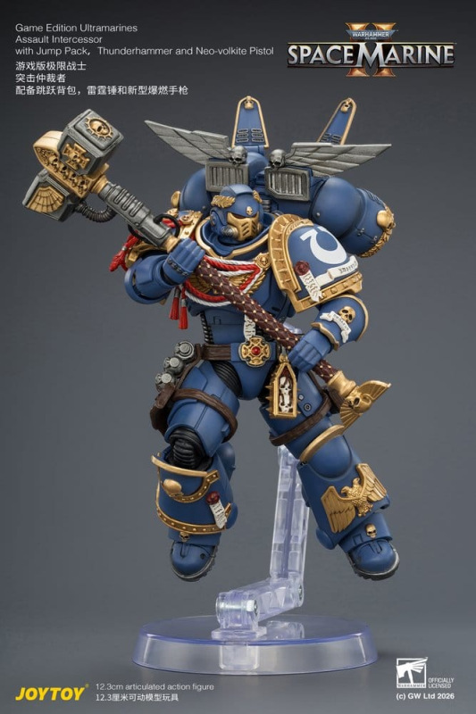 Warhammer Action Figure Game Edition Ultramarines Assault Intercessor 12 cm 8