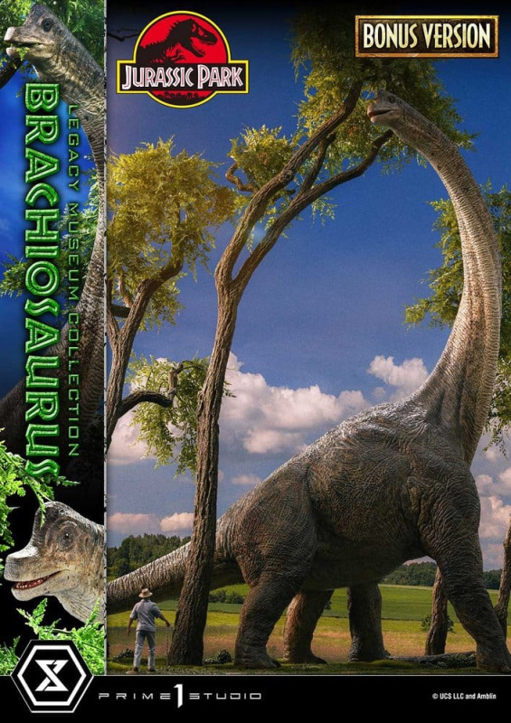 Jurassic Park (Film) Legacy Museum Collection Statue 1/15 Brachiosaurus Bonus Version 128 cm 4