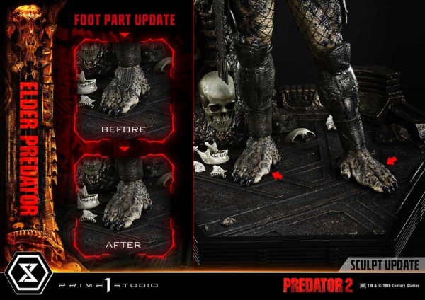 Predator 2 (Film) Museum Masterline Statue 1/3 Elder Predator DX Bonus Version 94 cm 9