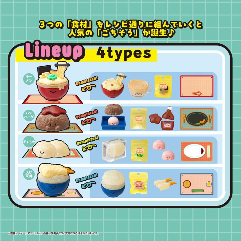 Recipeeez Mini Figure Menu 02 3 cm Assortment (4) 11