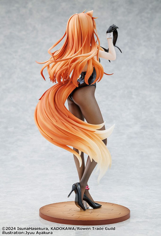 Spice and Wolf: Merchant Meets the Wise Wolf PVC Statue 1/7 Holo Light Novel bunny Ver. illustration 4