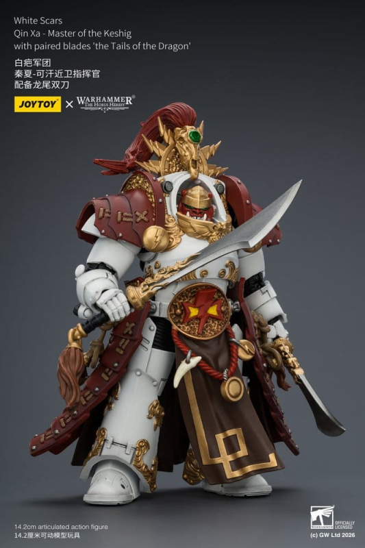 Warhammer The Horus Heresy Action Figure White Scars Qin Xa - Master of the Keshig 14 cm 2