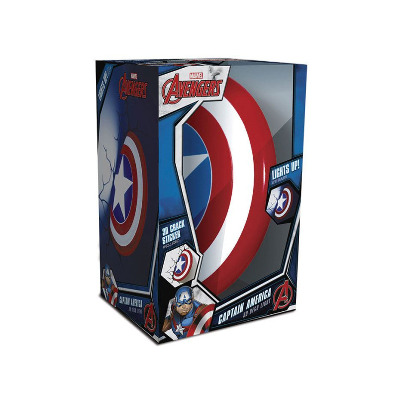 Marvel 3D LED Light Captain America Shield 1