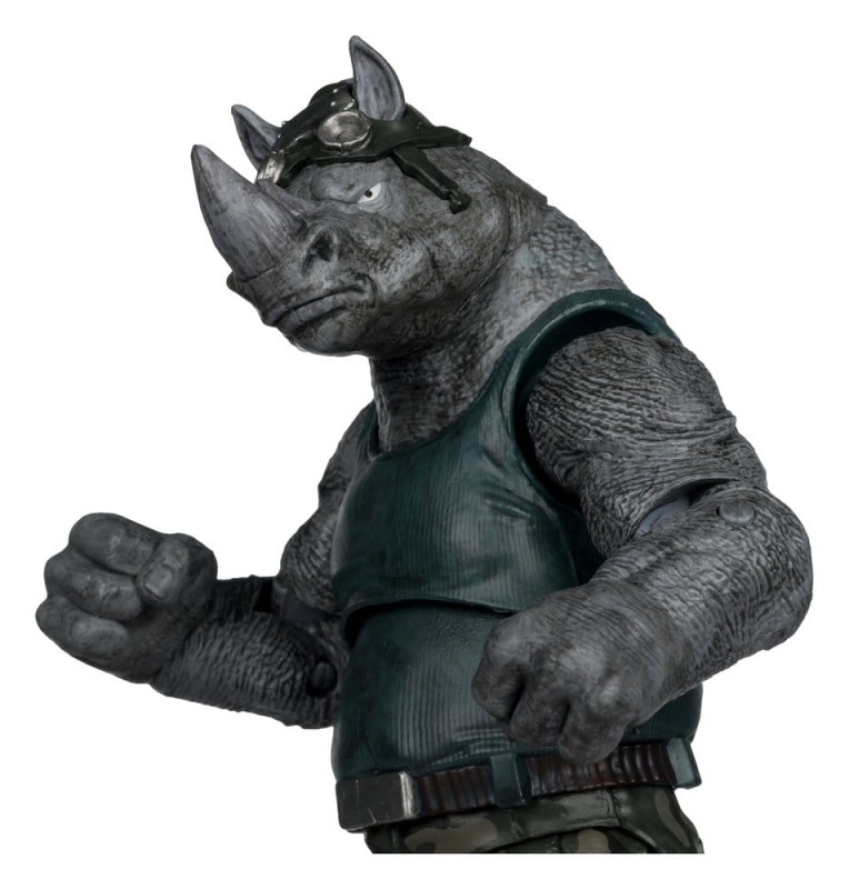 Teenage Mutant Ninja Turtles Page Punchers Action Figure Rocksteady 17 cm 3