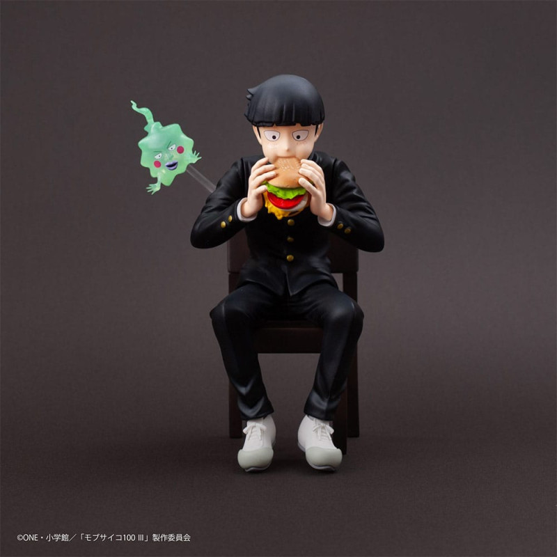 Mob Psycho 100 III x Bunbougu Cafe 2022 PVC Statue Shigeo Kageyama & Ekubo 13 cm 6