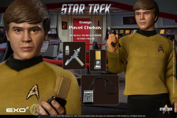 Star Trek: The Original Series Action Figure 1/6 Ensign Pavel Chekov 30 cm 2