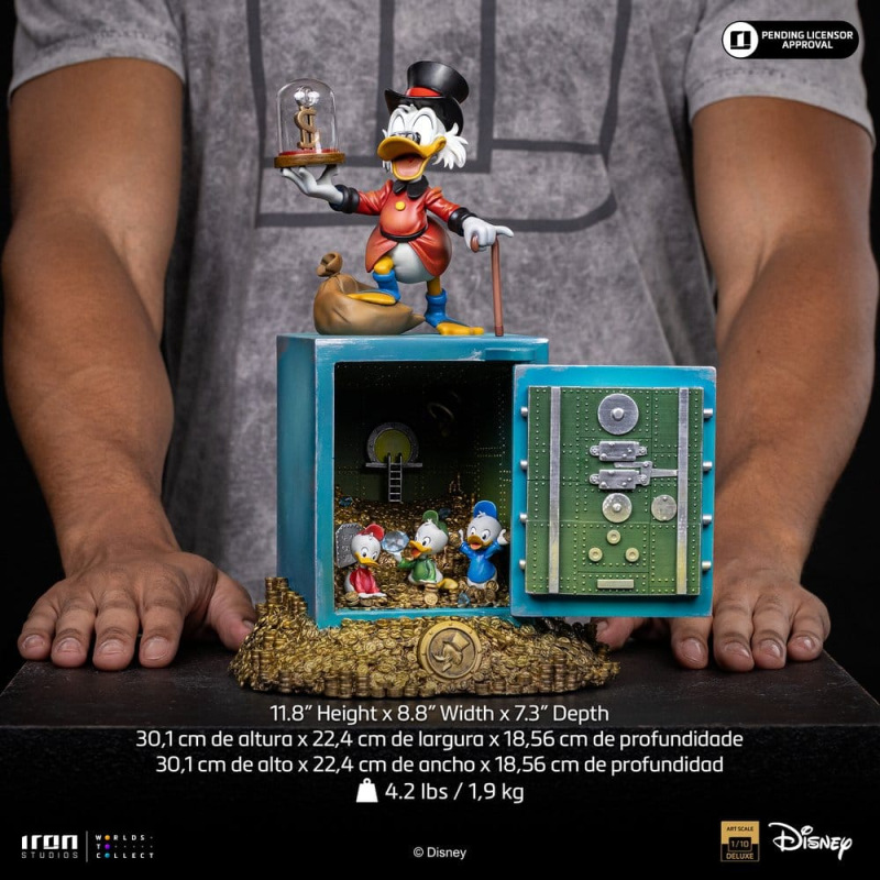 Duck Tales Art Scale Statue 1/10 Uncle Scrooge McDuck and Nephews 30 cm 1