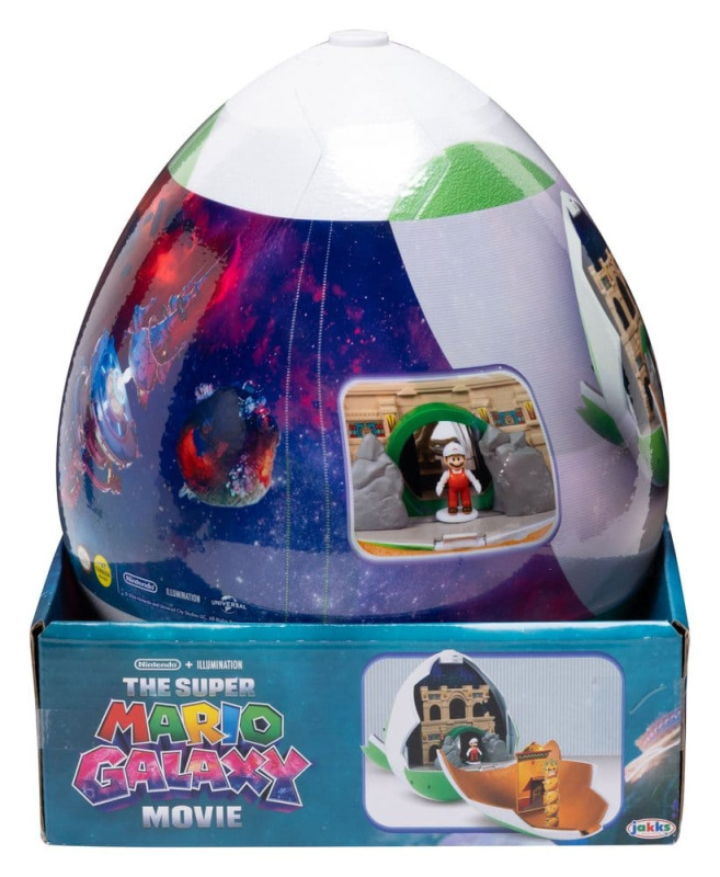 The Super Mario Galaxy Movie Playset with 2 Mini Figures Yoshi Egg 8