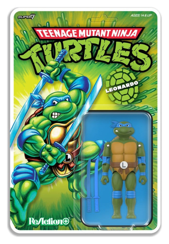 Teenage Mutant Ninja Turtles ReAction+ Action Figure Wave 02 Leonardo 4