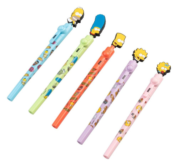 The Simpsons Pen with rotating Topper Display (25) 2