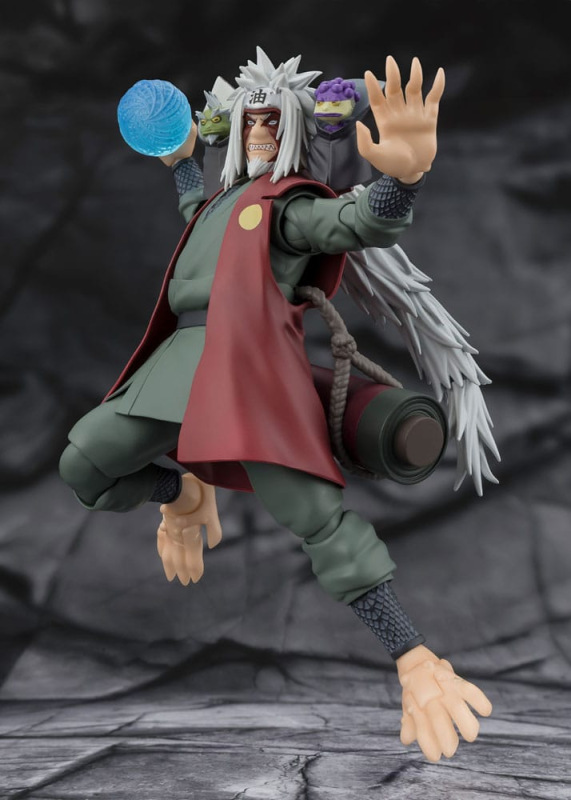 Naruto S.H.Figuarts Action Figure Jiraiya Hidden Leaf Heroic Master Sage (Sage Mode Set) 17 cm 2