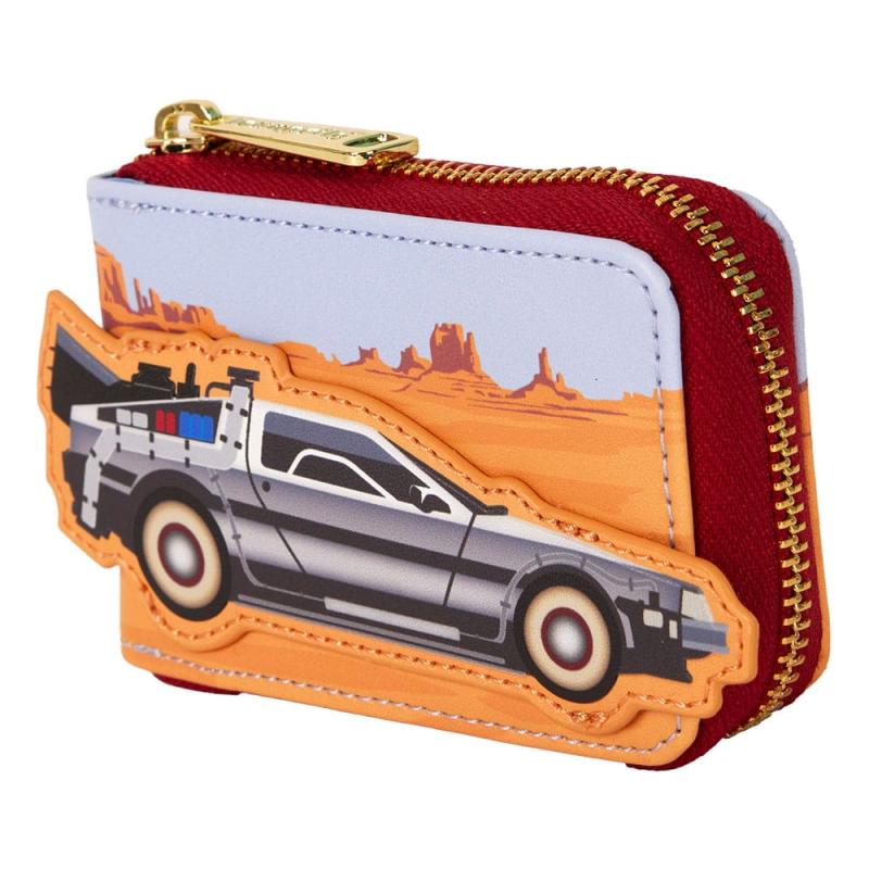 Universal by Loungefly Wallet Back to the Future 40th Anniversary Delorean 1