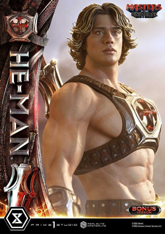 Masters of the Universe (2026 Film) Real Elite Masterline Series Statue 1/3 He-Man DX Bonus Version 5