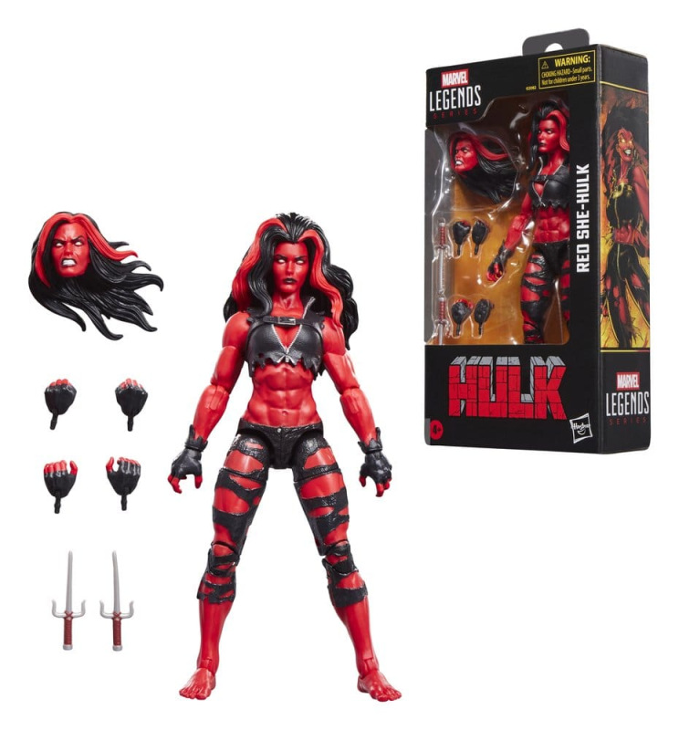 Hulk Marvel Legends Action Figure Red She-Hulk 15 cm 3