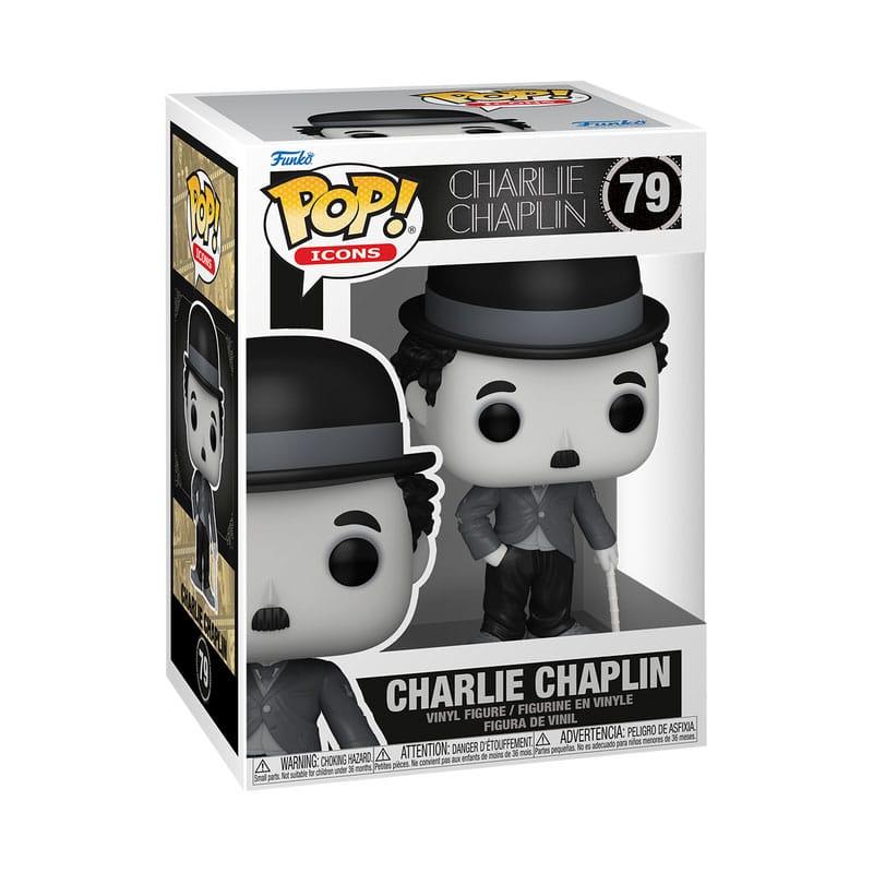 Charlie Chaplin POP! Icons Vinyl Figure 9 cm 1