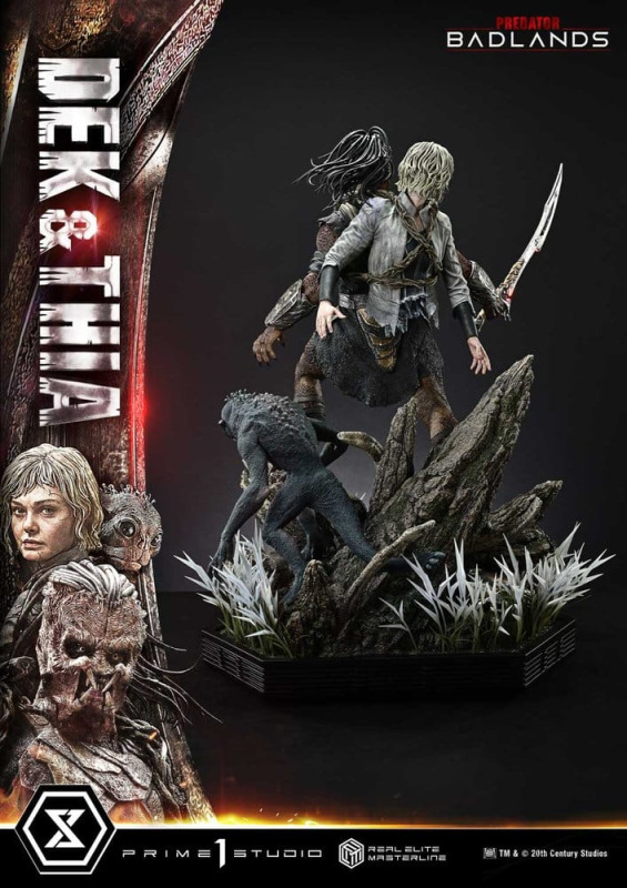 Predator Real Elite Masterline Statue 1/3 Badlands Dek & Thia 87 cm 7