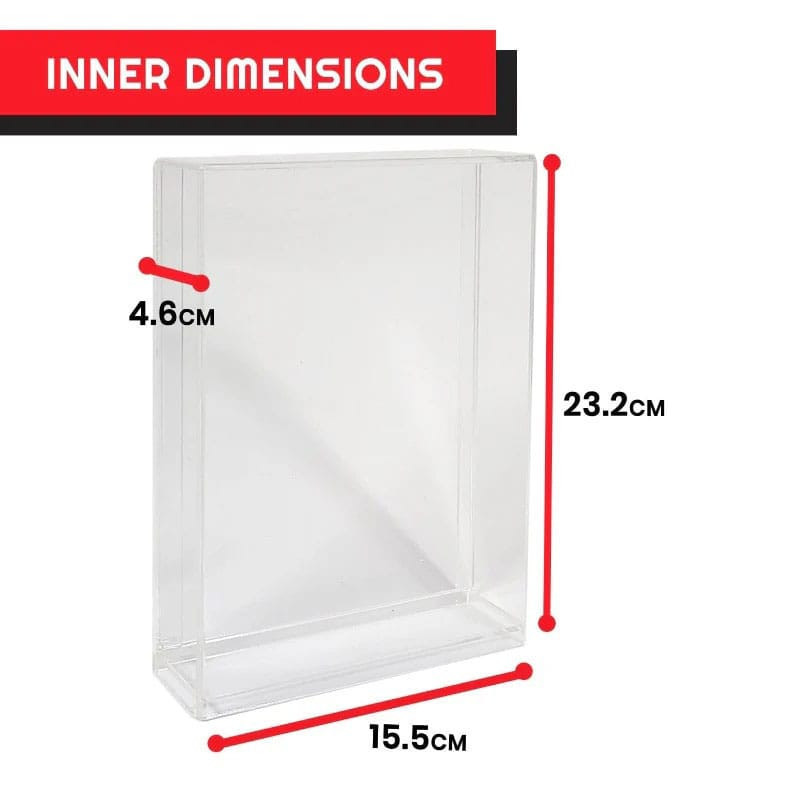 Evoretro Acrylic Display Cases 2-Pack for Action Figures 6