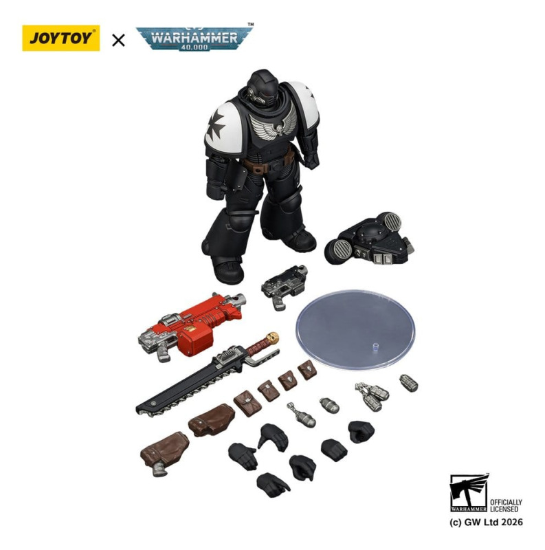 Warhammer 40,000 Action Figure Black Templars Intercessor 12 cm 5
