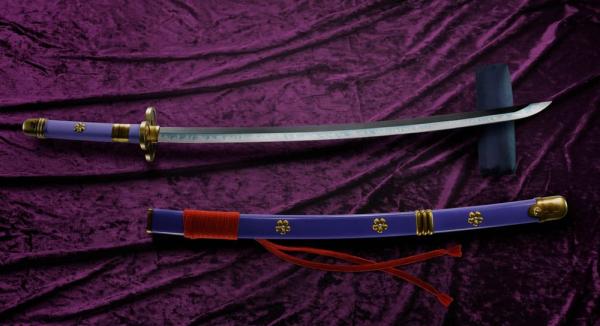 One Piece Proplica Replicas 1/1 Roronoa Zorro Three Sword Style Swords Set 95 cm 5