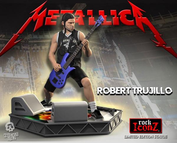 Metallica Rock Iconz Statue Robert Trujillo Limited Edition 22 cm 10