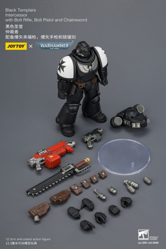 Warhammer 40,000 Action Figure Black Templars Intercessor 12 cm 8